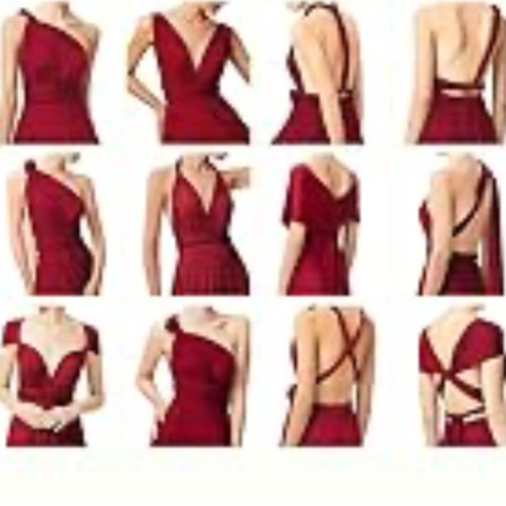 Tart Raspberry Infinity Wrap Dress - Picture 8 of 8